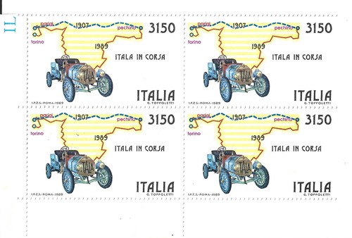 Italia 1989 quartina - italia,