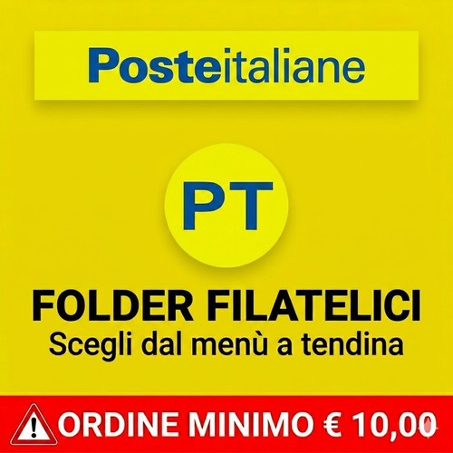 Folder filatelici poste - folder,