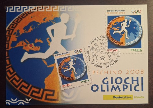 Cartolina giochi olimpici - cartolina,