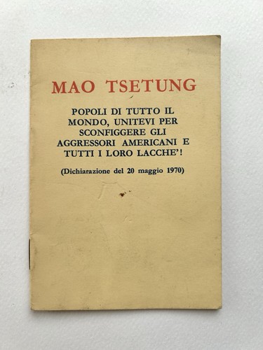 Mao tsetung prima edizione - prima,